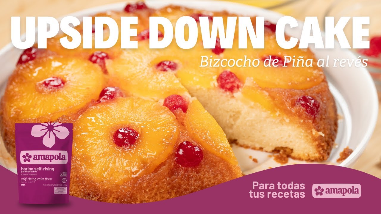 ¡Bizcocho de Piña al Revés 🍍 : ¡Receta INFALIBLE!